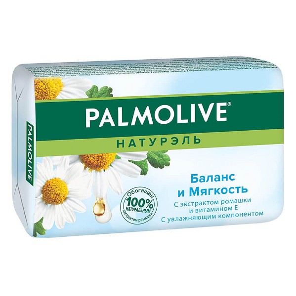 мыло туал. Палмолив 90г Баланс и Мягкость (Ромашка) /Colg/72x6