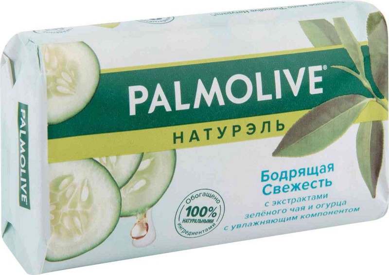 мыло туал. Палмолив 90г Бодрящая свежесть(зел.чай и огурец)/Colg/72x6