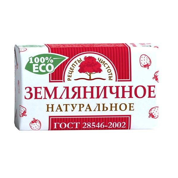 мыло туал. 180г Земляничное/ННовг 180/36
