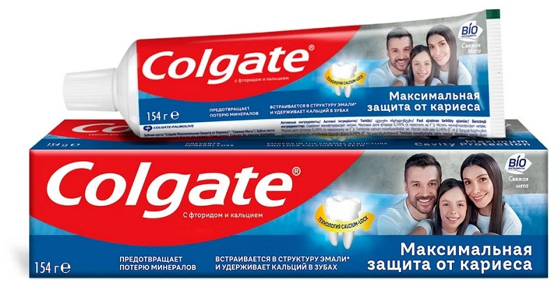 з/п Колгейт 100мл Защ.от кариеса Свежая мята/Colg/48x12