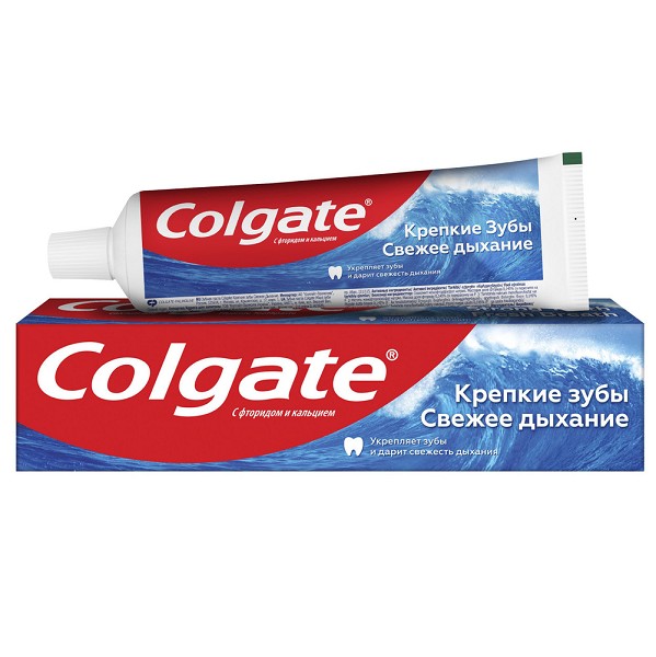 з/п Колгейт 100мл Крепкие зубы Свежее дыхание/Colg/48x12