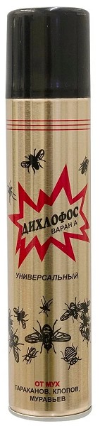 инс аэр Дихлофос А Варан Унив 180мл Золотой/Сибиар/24