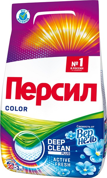 с/п Персил Автомат 3кг КОЛОР СВЕЖЕСТЬ ОТ ВЕРНЕЛЬ /Henk/4