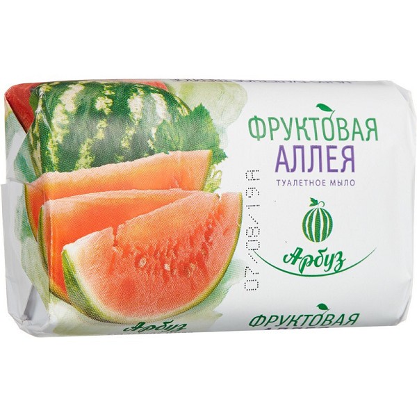мыло туал. Фруктовая аллея 90гр Арбуз/Казан/104