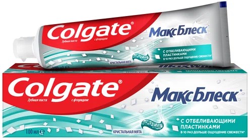 з/п Колгейт 100мл Макс Блеск Белая /Colg/48x12