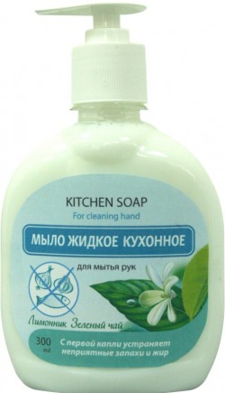 мыло жидк Кухонное д/рук 300мл Лимонник и зел.чай дозатор/Фратти/12