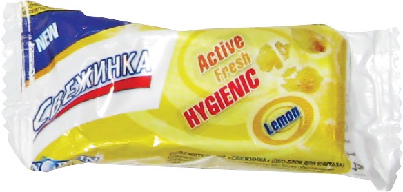 освежитель д/сантех Свежинка WC Лимон зап. блок/Свежинка/192x24