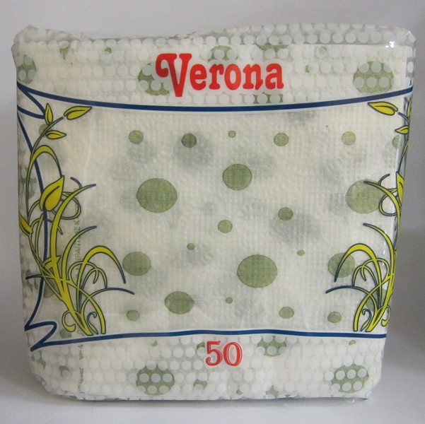 салфетки Лепота(Верона) 50л п/п 1-сл 24*24 горох/ЛПТ/60