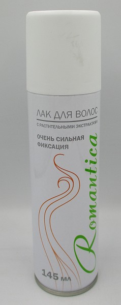 лак д/волос Романтика 145мл оч/с/ф (белый)/Сибиар/24