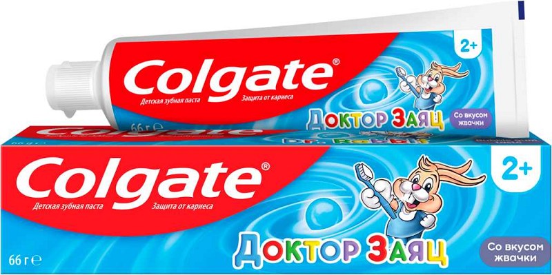 з/п Колгейт 50мл д/детей Доктор Заяц вкус жвачки/Colg/48x12