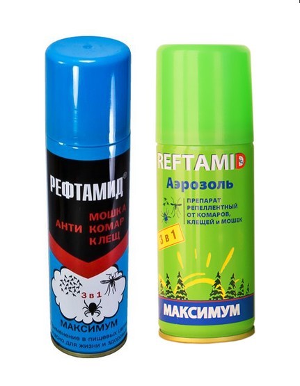 инс аэр РЕФТАМИД Максимум комар,клещ,мошка 100мл/Сибиар/15