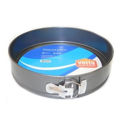 форма металл д/выпечки 26*7см VETTA круглая,разъемная SL-4005/Г-Ц/12x2