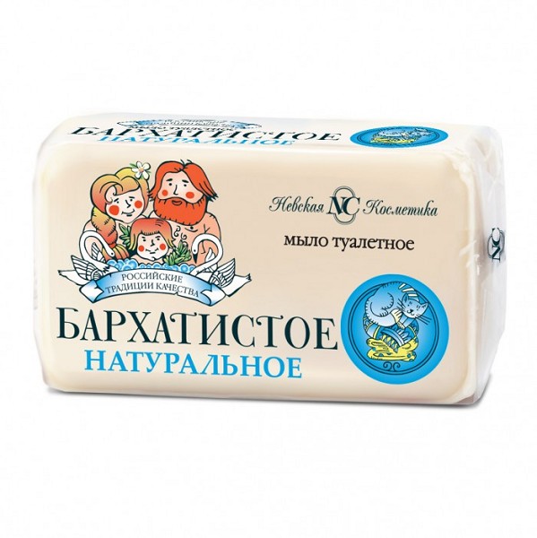 мыло туал. Бархатистое 140г /НК/48x4