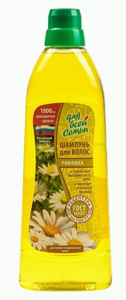 ш-нь Для Всей семьи 1л Ромашка д/тонк и норм волос/РенcК/12