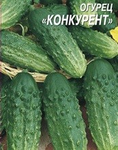семена Огурец Конкурент БП 0,5гр раннесп.откр.грунт.засол./СемАлт/20