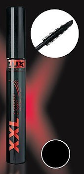 тушь д/ресниц LV  К131 XXL (суперобъем+эффект накл.ресниц) черная силиконовая щеточка/ЛюксВизаж/10