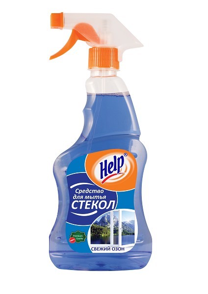 ч/с д/стекол Хелп 500мл курок Свежий озон/АТФ/12