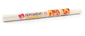 пергамент д/выпечки Grifon 380мм*8м в пленке/Оптер/30